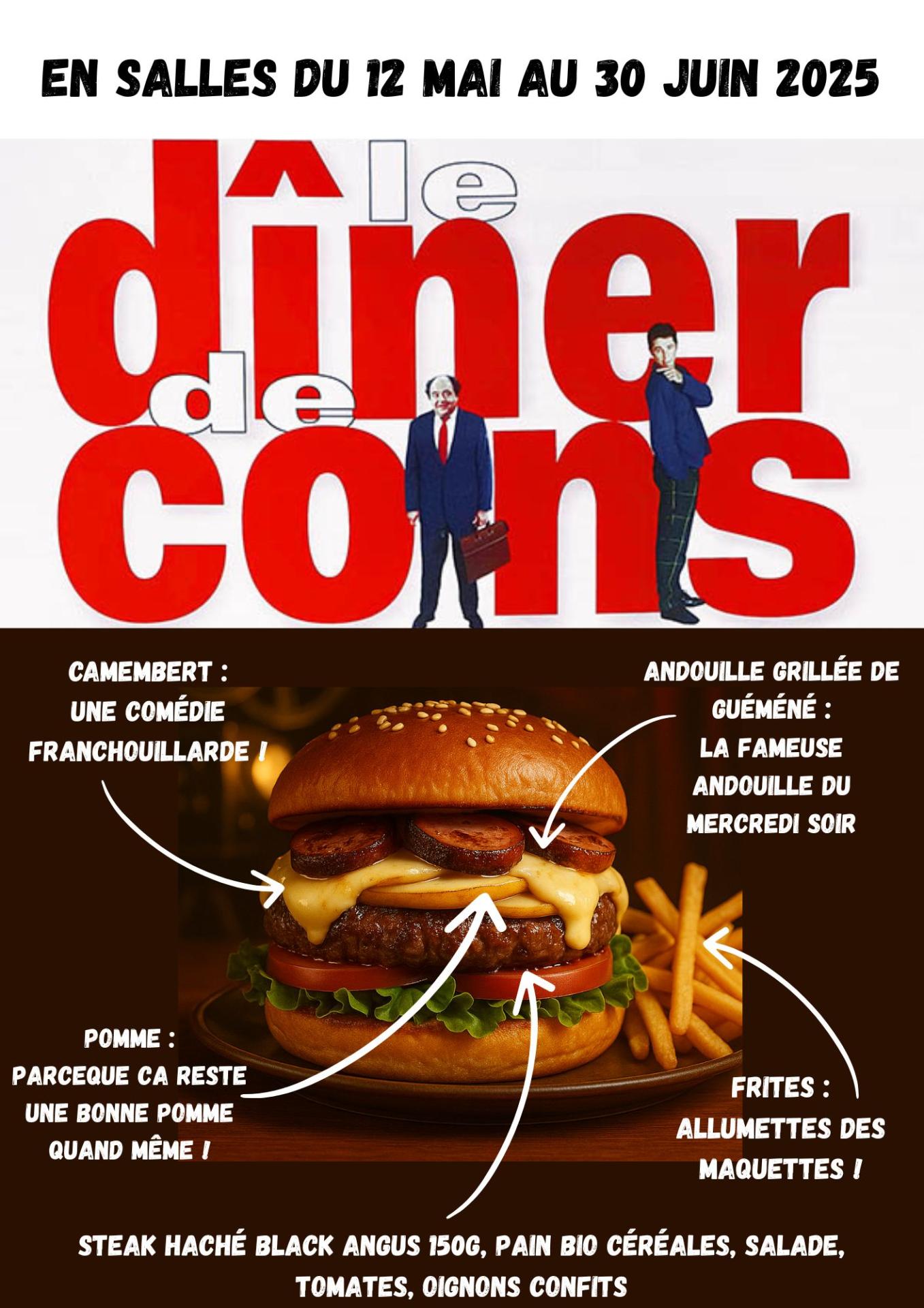 Affiche finie diner de con