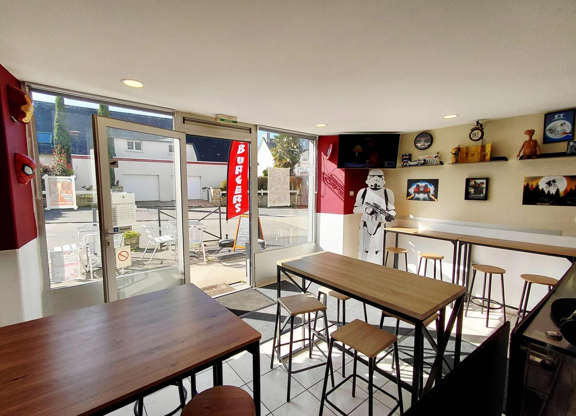 Snack restaurant burger combrit saintemarine paysbigouden a la faim du film finistere a la faim du film burger theme cinema evenements associations entreprises particuliers quimper